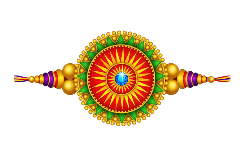 2025 Happy Raksha Bandhan Mandala Decorative For Beautiful Rakhi Hd Transparent Free PNG Download