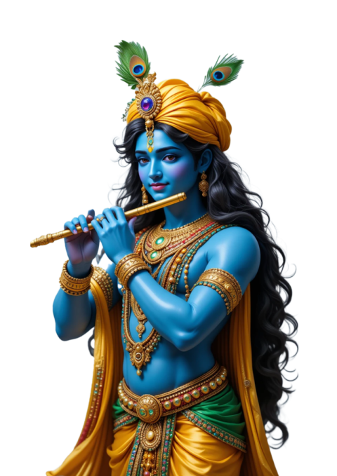Free HD PNG Download Cute Krishna PNG Transparent Background Free Download | Baby Krishna Flute PNG HD