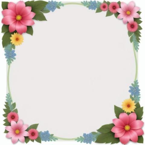 Tulips Flower Border Background Free Image Download   VistaPNG