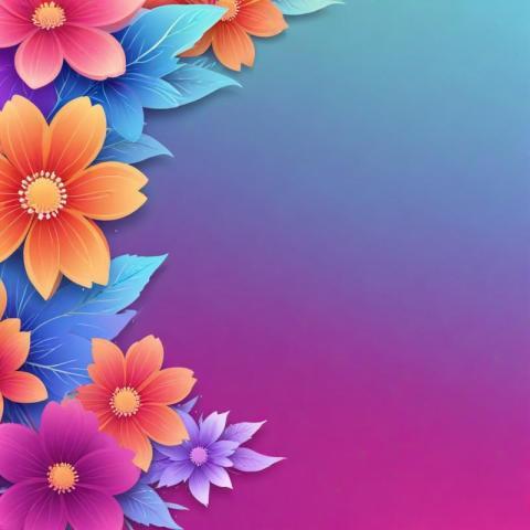 Flower Frame Background Free Image Download - VistaPNG