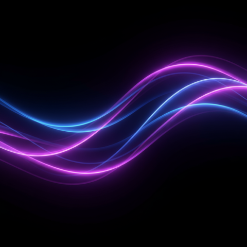 Neon Wave Lines Abstract Background Free JPG