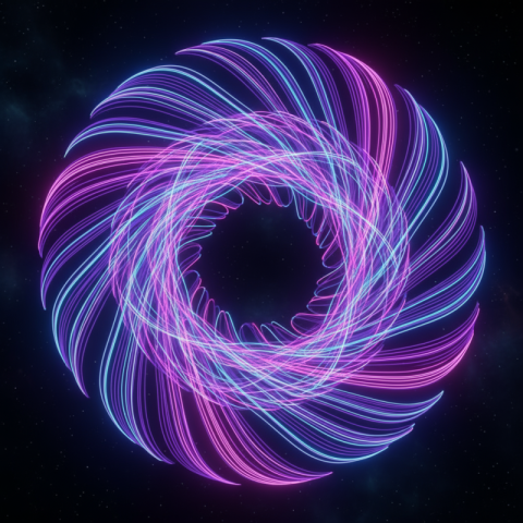 Neon Light Circle Abstract Background Free JPG Download | VistaPNG