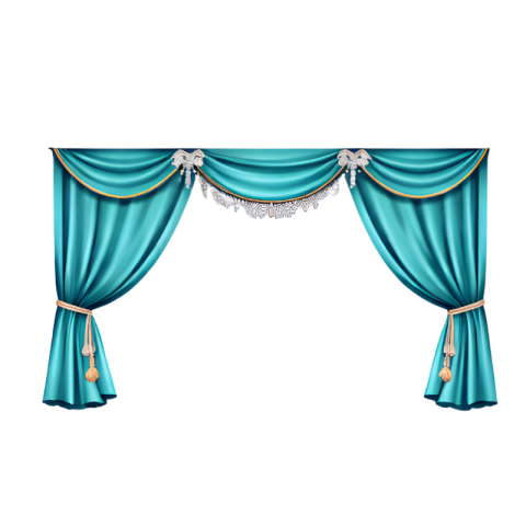 Luxury Golden Cream Stage Curtain Transparent Background Free PNG Image Download | VistaPNG