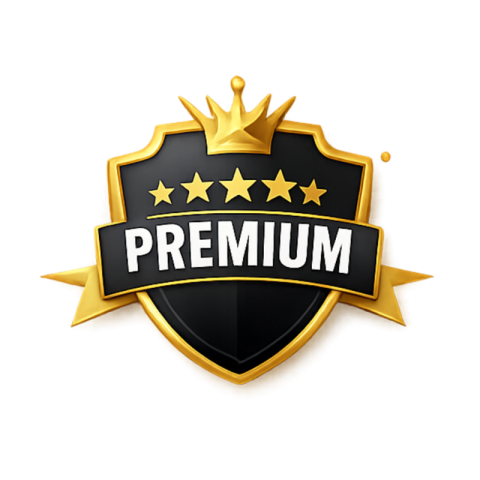 Premium Gold Shield Badge Icon Free Trasparent PNG Download | VistaPNG