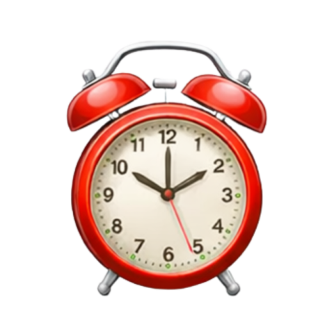 Red Alarm Clock Time Management Illustration PNG IMAGE FREE DOWNLOAD