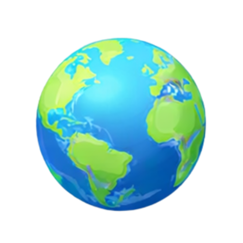 Earth Globe World Map Icon 3D PNG IMAGE FREE DOWNLOAD