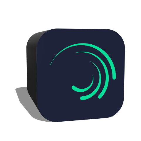 3D Alight Motion Logo PNG Transparent Free Download Video Editing